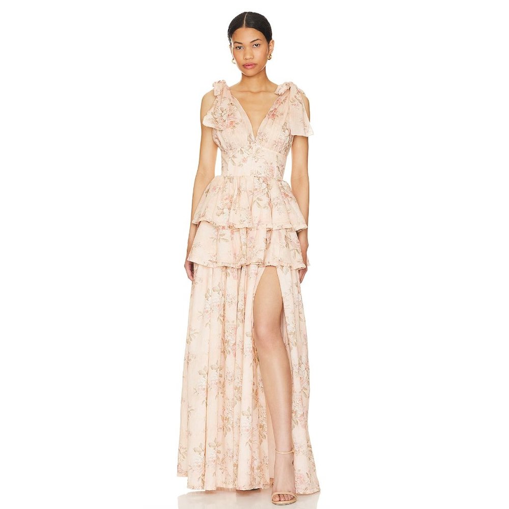 🎁 SOLD 🎁BNIB NWT STUNNING V Chapman Maile Gown Dress in Cedar Rose - 2 - Picture 7 of 10